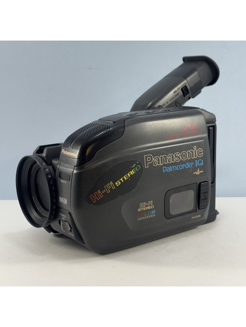Panasonic Palmcorder IQ PV-IQ485 VHS-C Camcorder w/ Remote - Tested - NO BATTERY